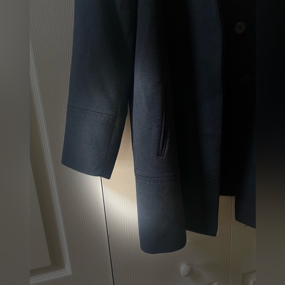 Fleurette Coat 100% Wool Stand collar 5 button Sz18 Like New worn once or twice - Picture 9 of 15